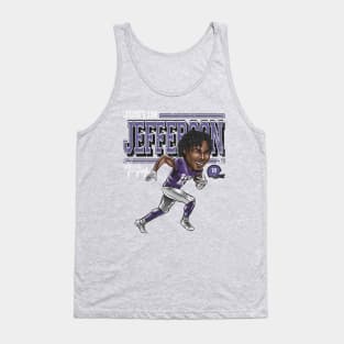 Justin Jefferson Minnesota Cartoon Tank Top